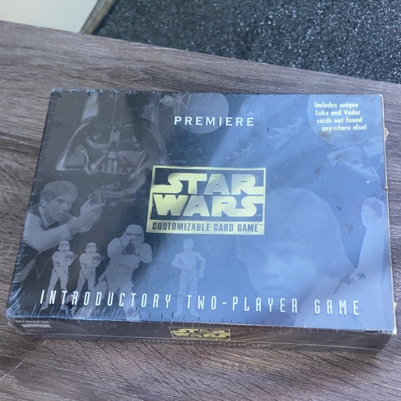 Nib sealed Star Wars Customizable premiere Card Game - Black and Gold Edition - Picture 1 of 8